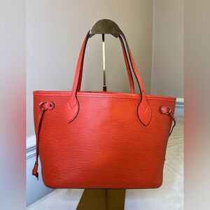 Vibrant Orange Designer Tote Bag